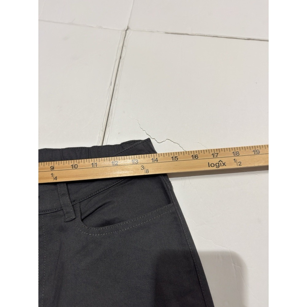 Pact Women's Organic Cotton Stretch Twill Wide Leg Pants Size S Gray Lounge - Picture 7 of 12